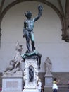 Benvenuto Cellini sculpture iof Perseus n Florence